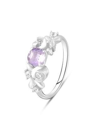 Кольцо серебро с аметистом 0.775ct (17.5см)