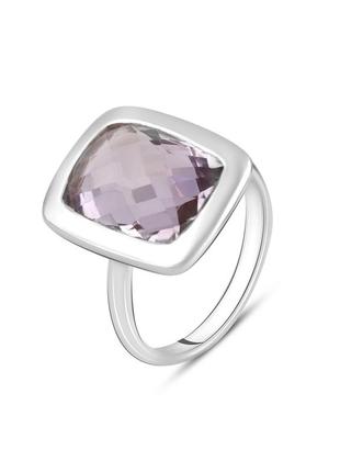 Кольцо серебро с аметистом 3.09ct (17.5см)
