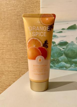 🇬🇧 апельсин 🍊 со специями увлажняющий лосьон для тела body & earth