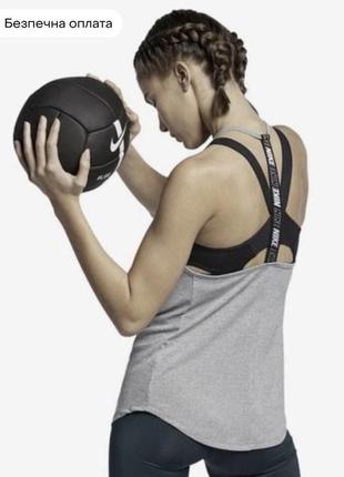 Спортивний сірий топ nike 🖤
