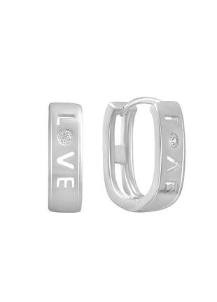 Серьги серебро с фианитами