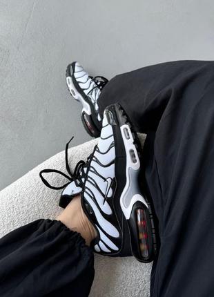 Кросівки nike air max tn plus black/white premium