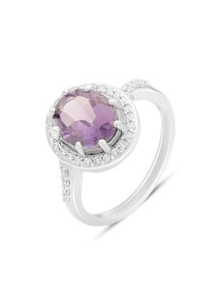 Кольцо серебро с аметистом 2.627ct (17.5см)