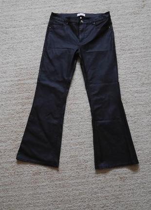 Брюки-брюки " под кожу" размер xxl blue denim,оnly