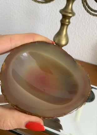 Подставка из натурального сердолика2 фото