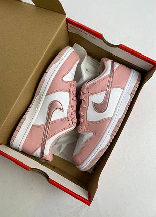 Кросівки жіночі nike dunk low pink velvet (gs)