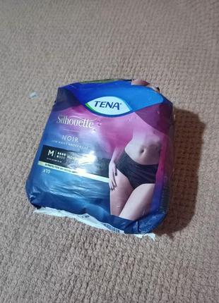 Трусы-подгузники для взрослых tena silhouette noir 10шт