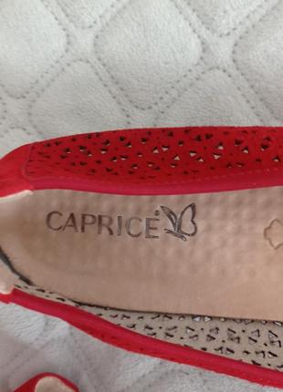 Кожаные мокасины, слипоны, туфли сaprice (нежницы).