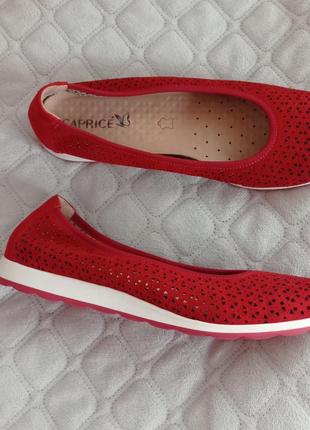 Кожаные мокасины, слипоны, туфли сaprice (нежницы).