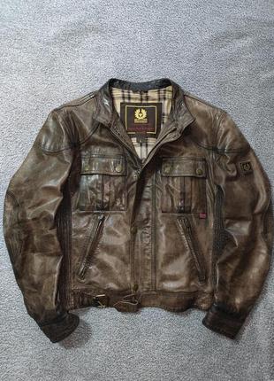 Кожаная куртка belstaff gold 56 gangster jacket
оригинал
