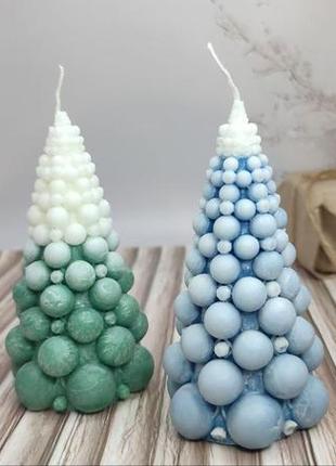 Свеча новогодняя елка.