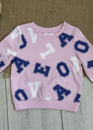 Свитшоты девочке 6-9 месяцев3 фото