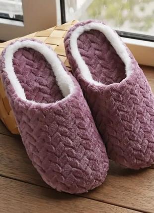 Зимові теплі тапочки домашні  з хутром нові з біркою з хутром з пухом з пушком