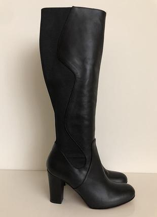 Элегантные сапоги, кожа, италия, р.40