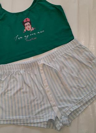 Пижама топ и шорты
