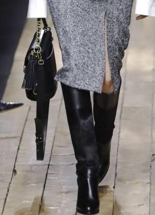 Летние цены!!!!итальянские кожаные сапоги -трубы fabio rusconi