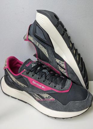❗️❗️❗️кроссовки женские reebok legacy women's leather grey&pink 40 р. оригинал