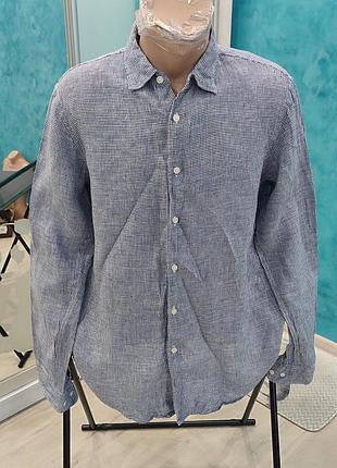 Сорочка льон uniqlo