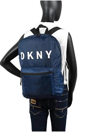 Рюкзак dkny из плащевки раскладной компактный
