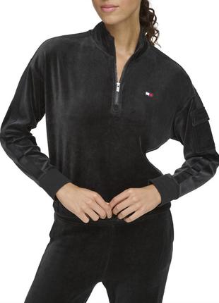 Жіноча велюрова толстовка tommy hilfiger