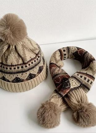 Набір шапка + шарф
