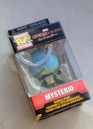 Брилок фанко спайдер мен мистерио funko pop spiderman mysterio