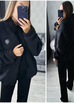 Супер знижка! кофтинка тедді мʼягка та дуже тепленька кофтинка з високим комірцем