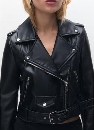 Косуха pool&bear куртка кожанка