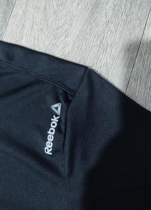 Мужская чёрная футболка / reebok / спортивная футболка / поло / мужская одежда3 фото