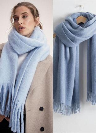 Великий вовняний шарф,шалик