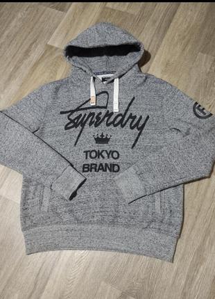 Мужское худи / superdry / толстовка / мужская одежда / тёплая кофта с капюшоном /