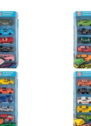 Набори  playtive racers, 5 шт машинок.