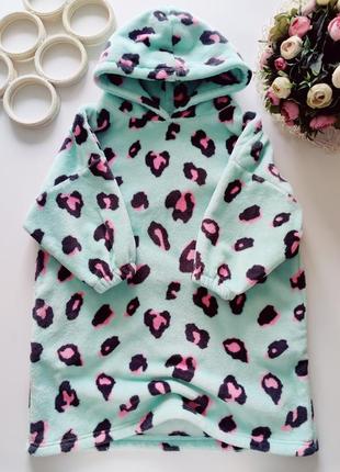 Теплое удлиненное худи с капюшоном артикул: 21852