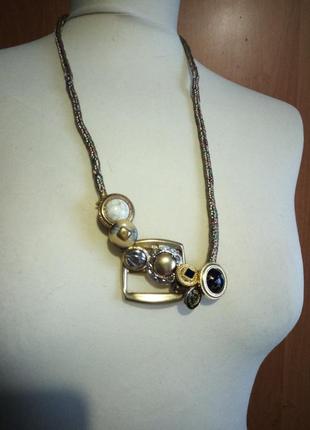 Подвеска - крупное креативное украшение на шею хенд мейд винтаж бохо