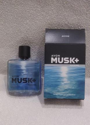 Туалетна вода avon musk marine, 75 мл