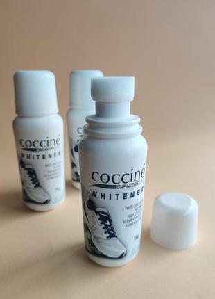 Біла крем паста фарба для підошви білий коректор coccine whitener 557/01/75 75g