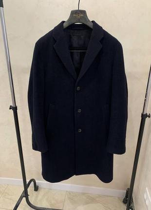 Пальто uniqlo темно синє