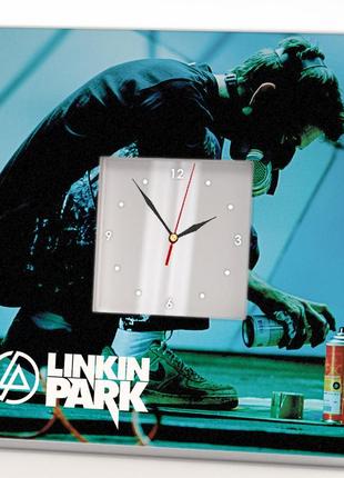 Часы "группа linkin park" подарок для фанатов, музыкантов и любителей рок музыки, украшение в бар, к