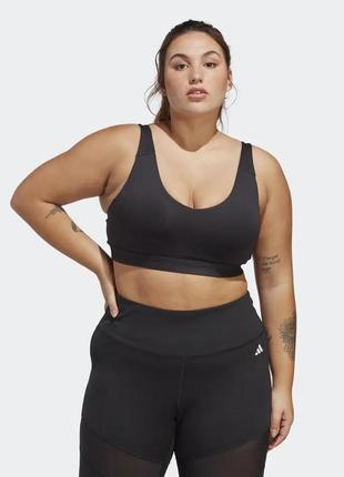 Тренировочный спортивный бюстгальтер/топ с поддержкой adidas called performance fastim