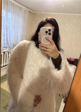Шуба еко хутро лама
