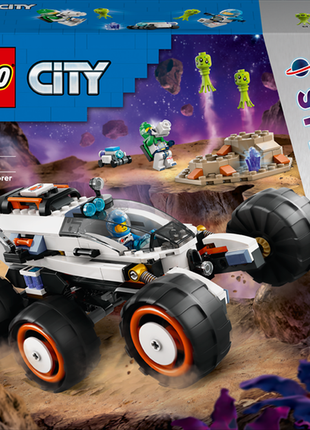 Конструктор lego city космический исследовательский вездеход и инопланетная жизнь 311 деталей (60431