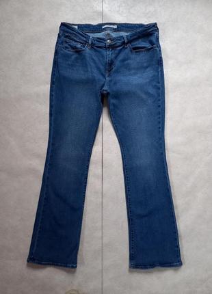 Брендовые джинсы клеш с высокой талией levis, 16 размер.