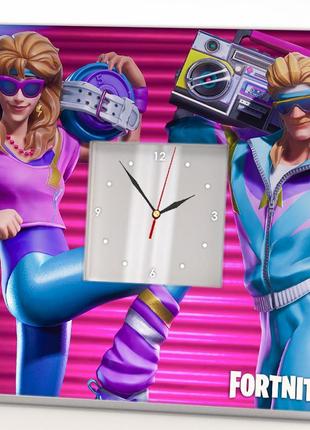 Стильные часы "персонажи игры fortnite" подарок для фанатов видеоигр, украшение детской комнаты, спа