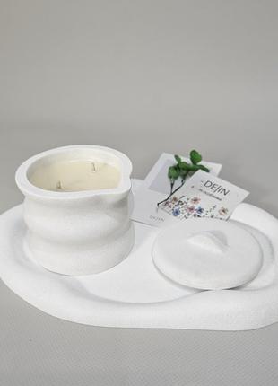 Масажна свічк pitcher, 125  г, гіпсове кашпо