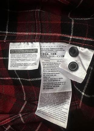 Рубашка в клетку levis 4