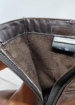 Чоботи шкіряні жіночі tamaris нові5 фото