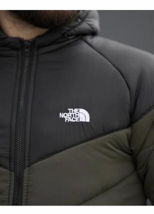 Куртка tnf чорна-хакі3 фото