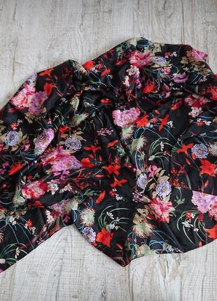 Большой платок шаль палантин из шелка hallhuber