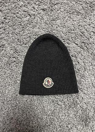 Оригінальна вовняна шапка moncler