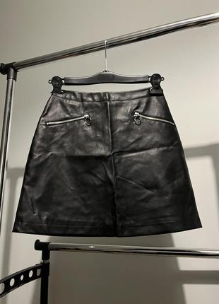 Кожаная юбка primark